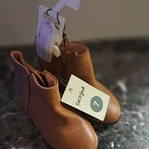 Cat & Jack Brown Kids Boots